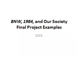 BNW, 1984,