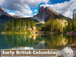 Early British Columbia