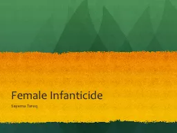 Female Infanticide