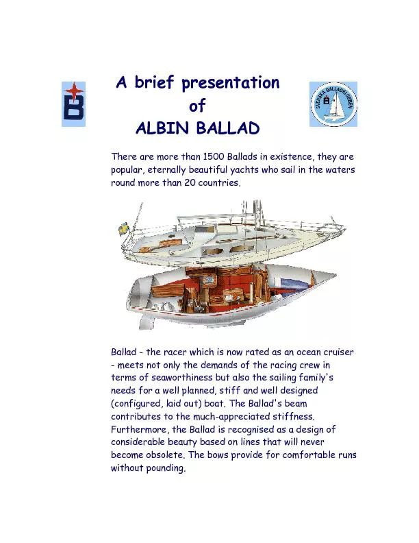 A brief presentation of ALBIN BALLAD