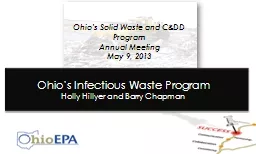 Ohio’s Solid Waste and C&DD