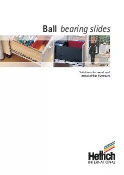 Ball bearing slides