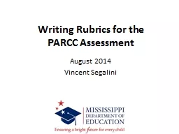 Writing Rubrics for the