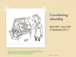 Considering infertility