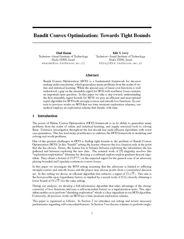 BanditConvexOptimization:TowardsTightBounds