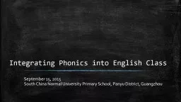 Integrating Phonics into English Class