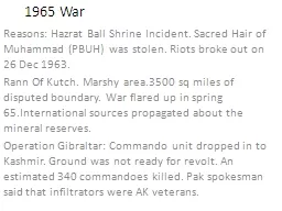 1965 War