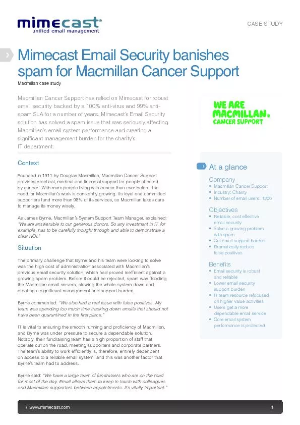 Macmillan Cancer Ssnnort
