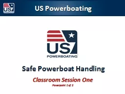 Safe Powerboat Handling