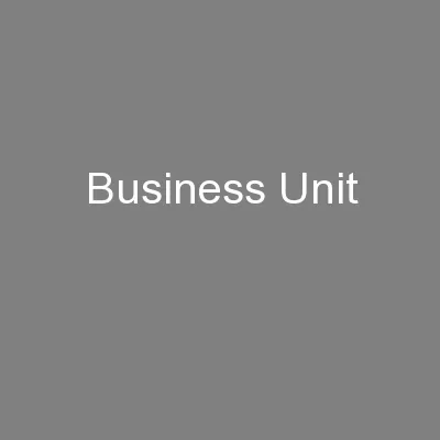 Business Unit