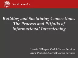 Building and Sustaining Connections: