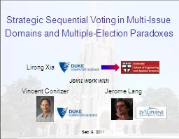 Strategic Sequential Voting in Multi-Issue Domains and Mult