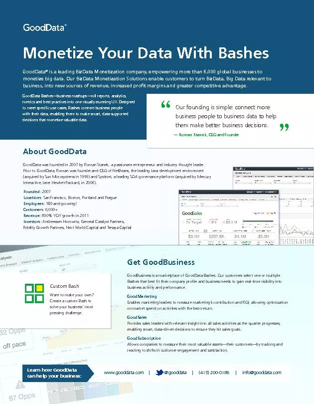 Monetize Your Data With Bashes