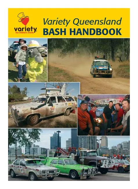 Variety QueenslandBASH HANDBOOK