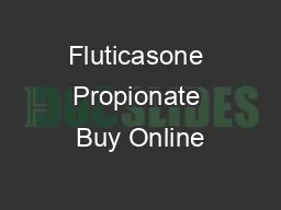 Fluticasone Propionate Buy Online