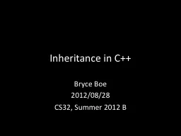 Inheritance in C++