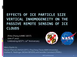Effects of ice particle size vertical inhomogeneity on the