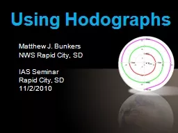 Using Hodographs