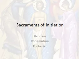 Sacraments of initiation