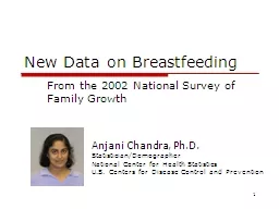 1 New Data on Breastfeeding
