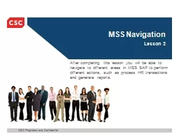 MSS Navigation