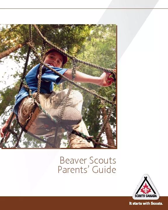 Beaver Scouts Parents’ Guide