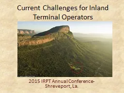 Current Challenges for Inland Terminal Operators
