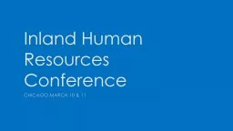Inland Human Resources Conference