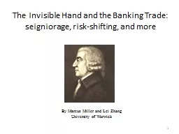 The Invisible Hand and the