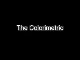 The Colorimetric