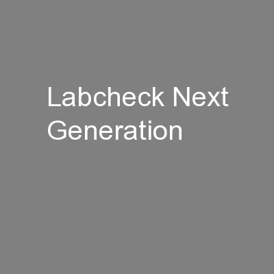 Labcheck Next Generation