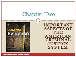 Important Aspects of the American Criminal Justice System