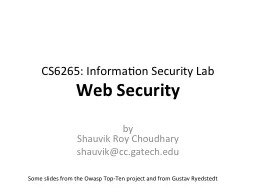 CS6265: Information Security Lab