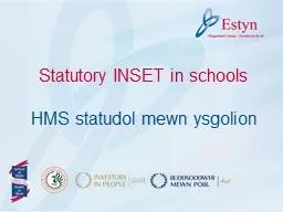 Statutory INSET in schools