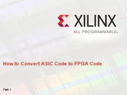 How to Convert ASIC Code to FPGA Code