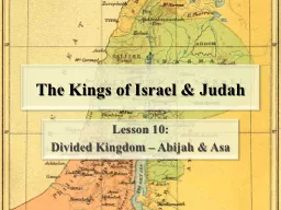 The Kings of Israel & Judah