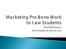 Marketing Pro Bono Work to Law Students
