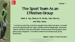 The Sport Team As an