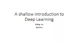 A shallow introduction to