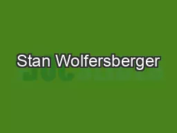 Stan Wolfersberger