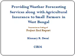 Providing Weather Forecasting Services along with Agricultu