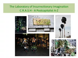 The Laboratory of Insurrectionary Imagination