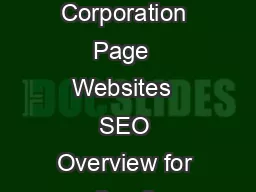 Shinn Technology Services Corporation Page  Websites  SEO Overview for Small Business