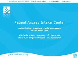 Patient Access Intake Center