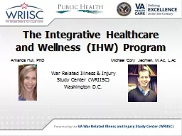 The Integrative Healthcare and Wellness (IHW) Program