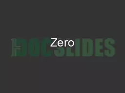 Zero