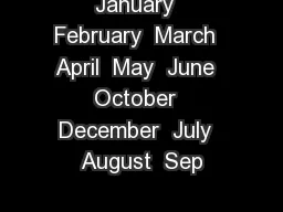 January  February  March  April  May  June  October  December  July  August  Sep