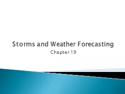 Storms and Weather Forecasting