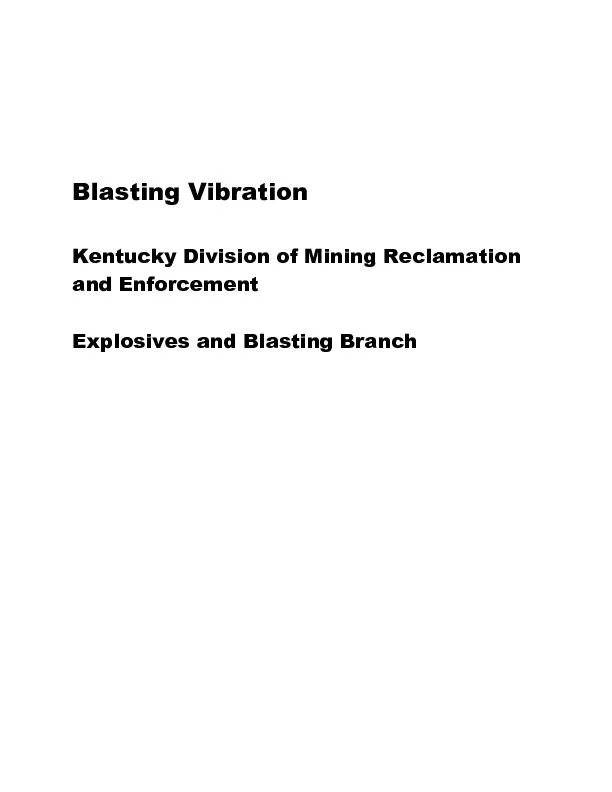 Blasting Vibration