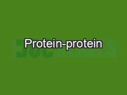 Protein-protein